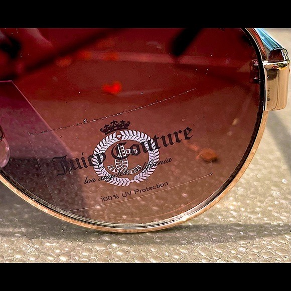NWT Juicy Couture Sun ☀️ Glasses with Silver and Gold sparkles ✨ on each side! - Picture 6 of 7